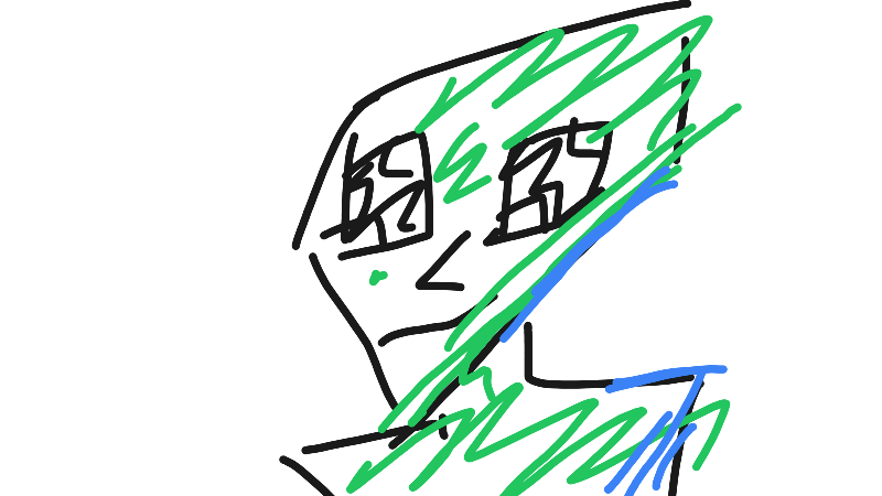 Drawing of "characters" by @fee