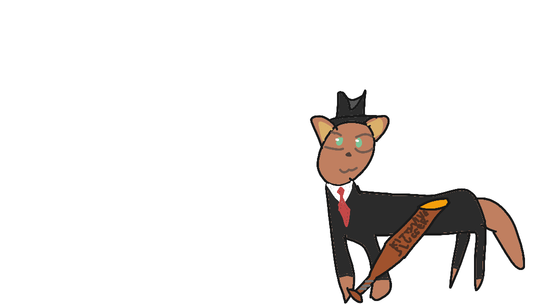 You are in debt to the cat mafia. This is the evil yet well dressed kitty enforcer.