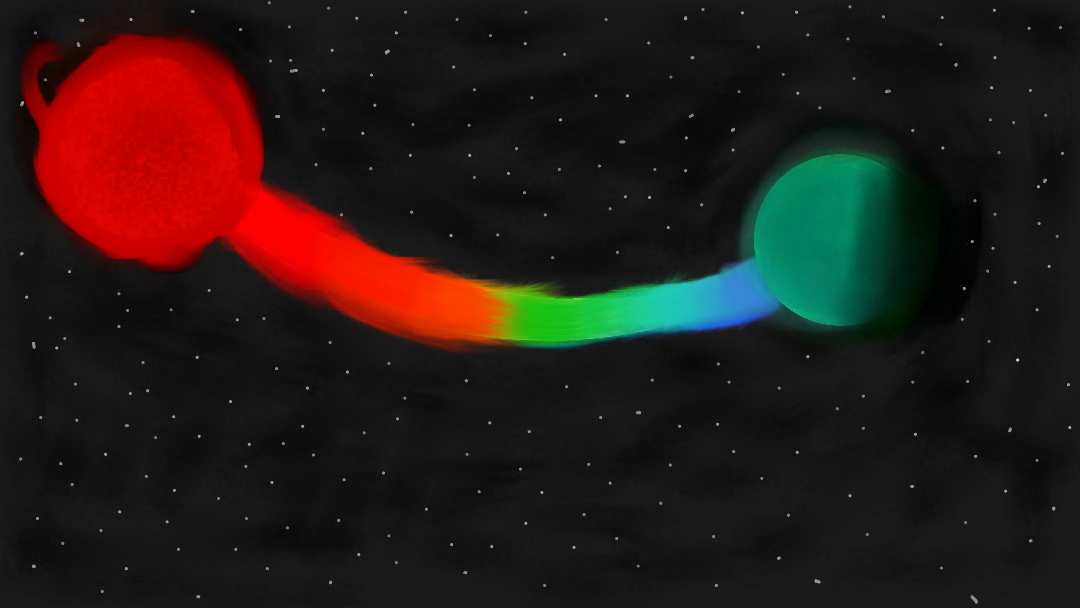 Rainbow Petrova line from Project Hail Mary.