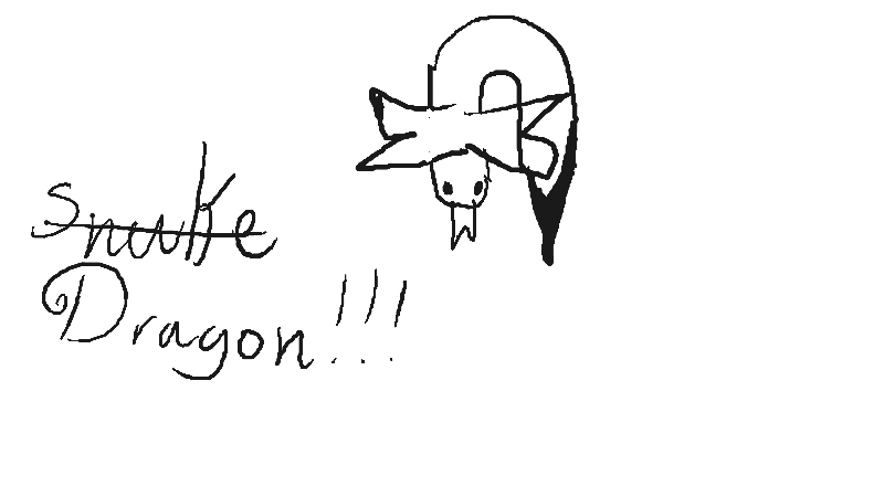 Drawing of "dragon" by @iriz_mocha