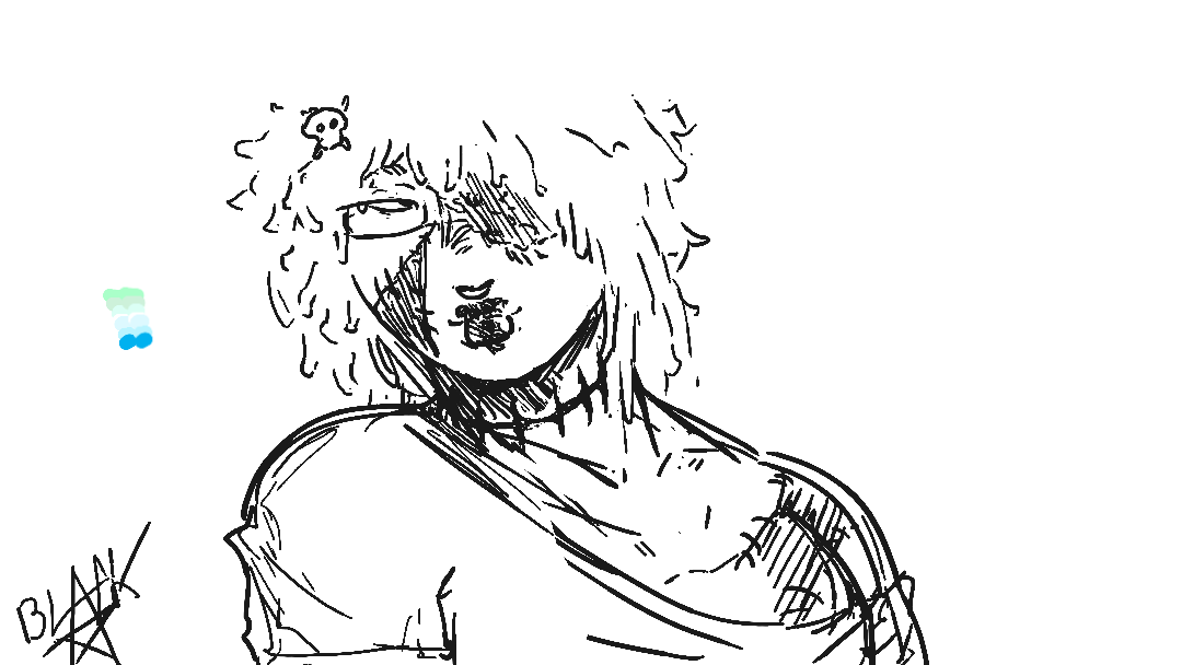 Drawing of "Free Day Friday: draw whatever you want!" by @blackstar_jpg