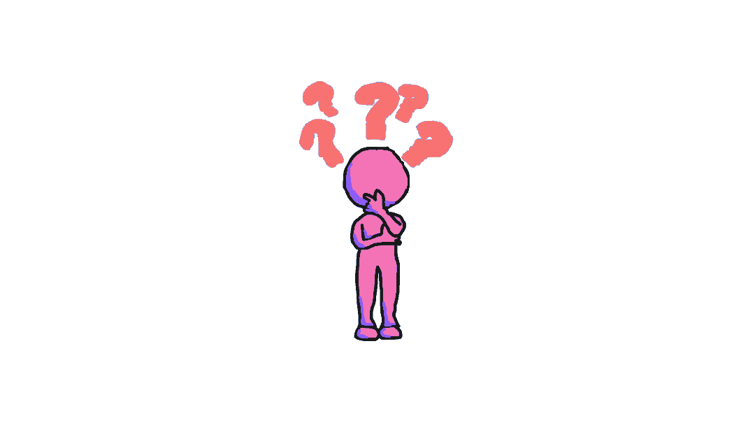 hes confused