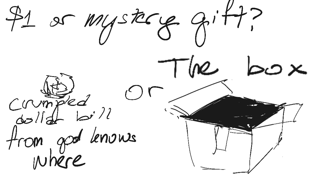 I think imma take the crumpled bill