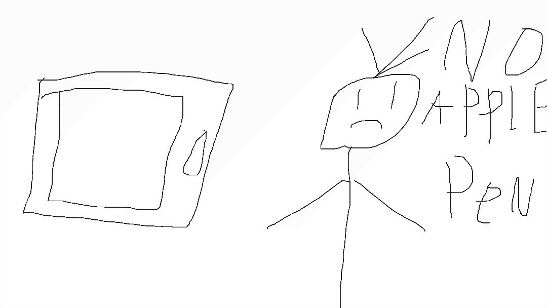 I lost my pen. I swear I can draw good chat.