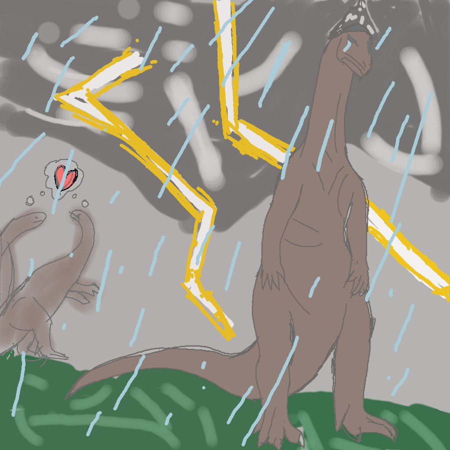 Me if I'm a dinosaur.•~•