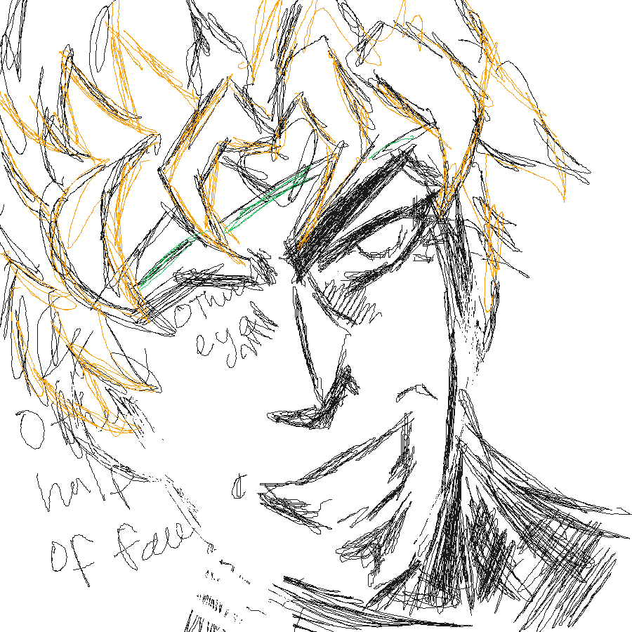 Lazy dio doodle