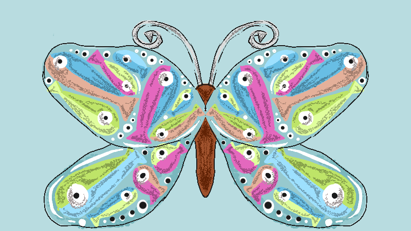 butterfly but the wings are fish