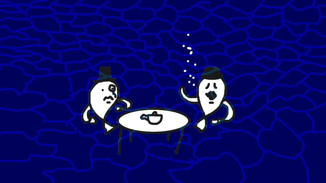 it's a fish tea party who could ask for more