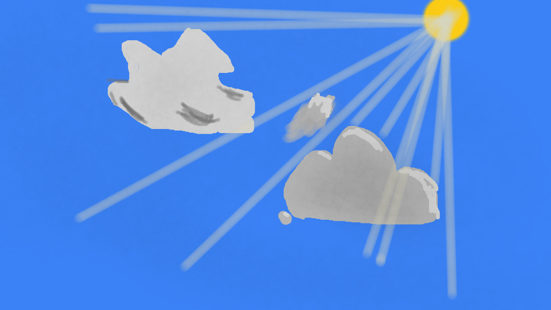 I made some cool lighting and shadows and put a low transparency layer of wet watercolour for some depth. Pretty cool.