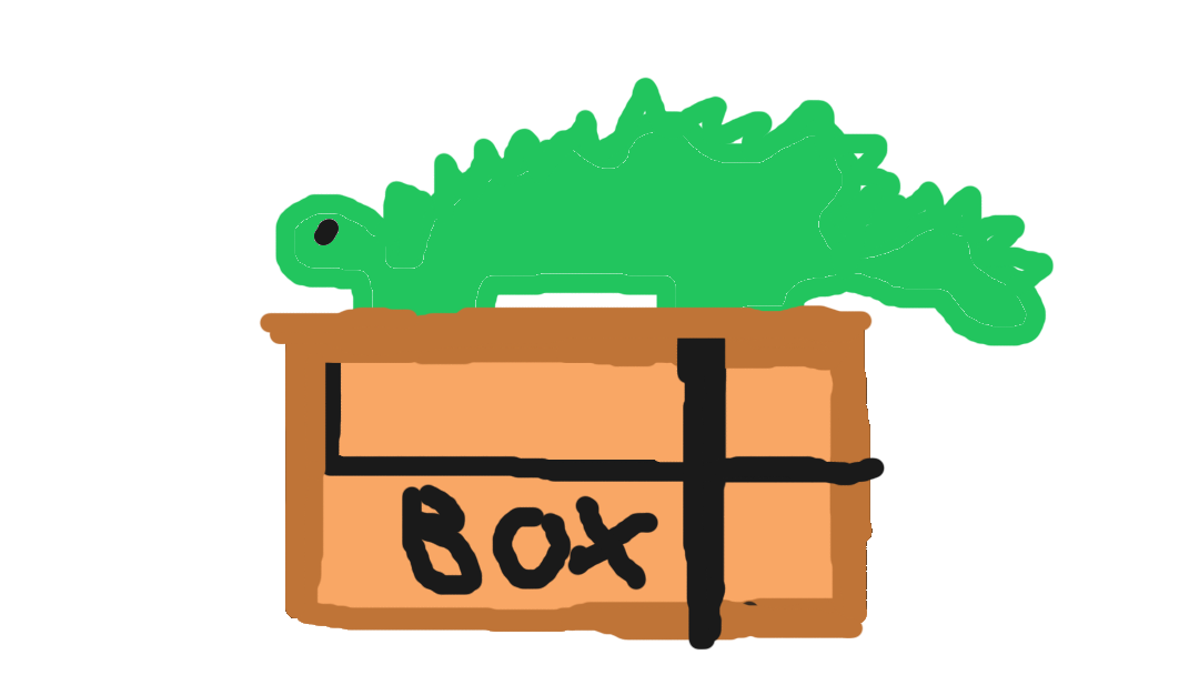 dino in a box