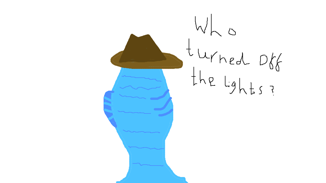 maybe he could see if he took off the damn hat